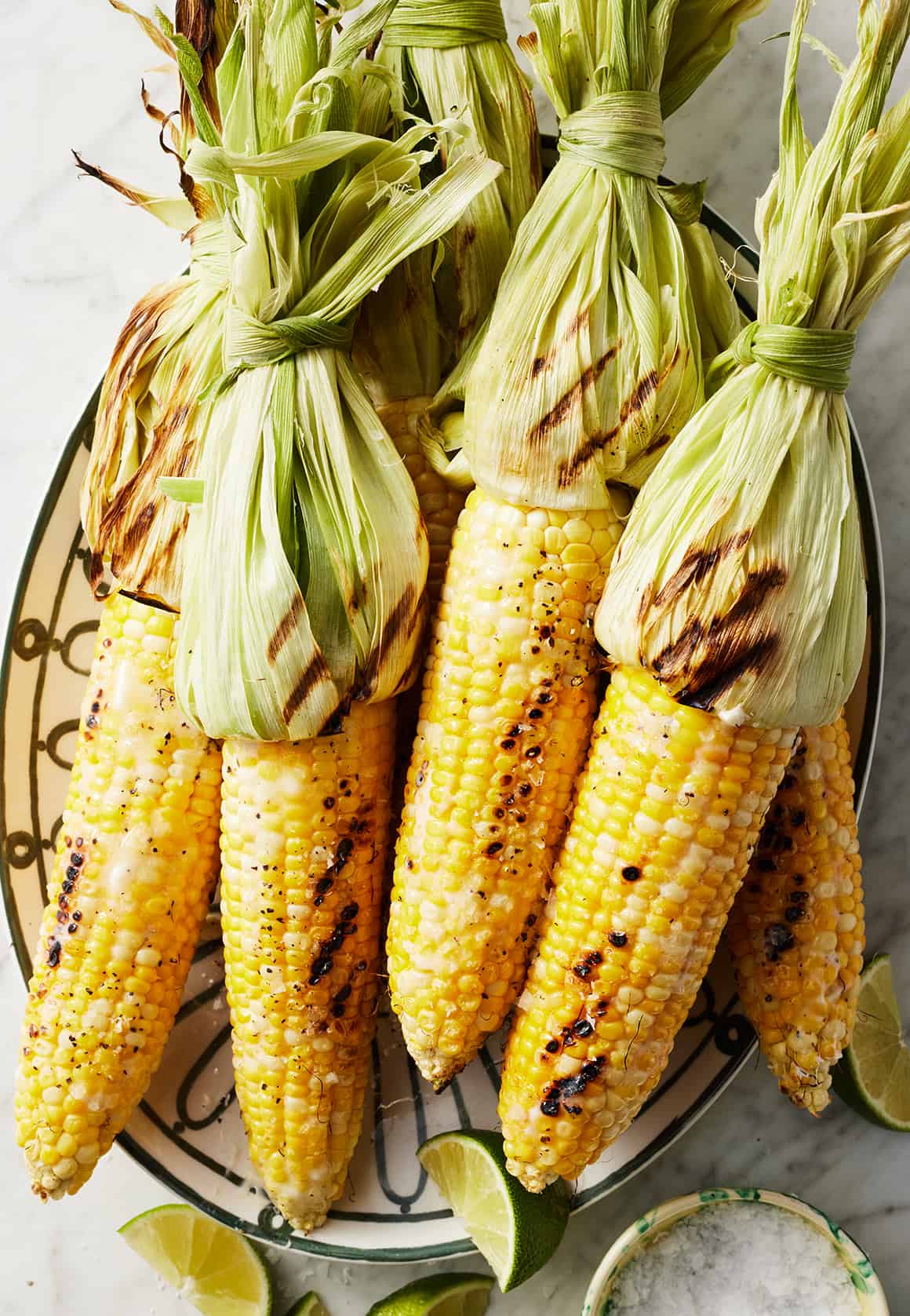 Recette de maïs grillé sur épi
